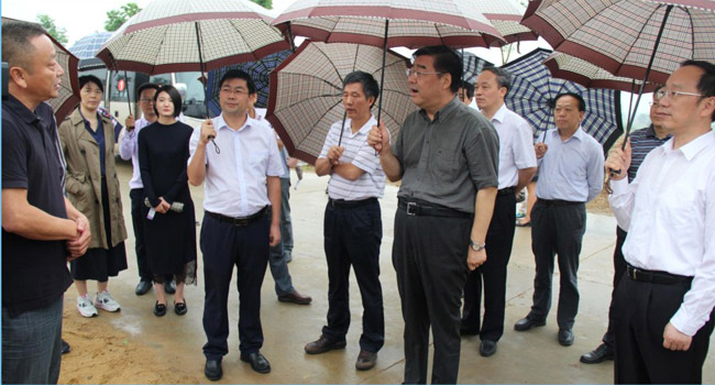 2017年8月水利部督導檢查襄州區農業水價綜合改革及高效節水建設